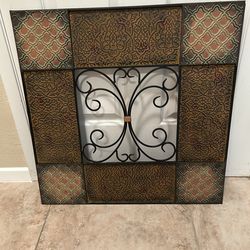 Wrought iron wall art