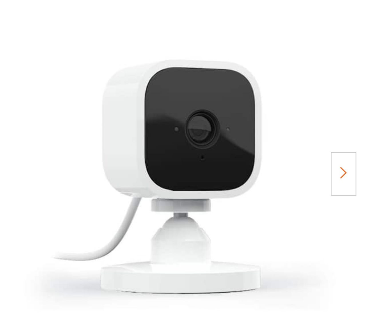 Blink Mini Indoor Wired 1080p Wi-Fi Security Camera in White