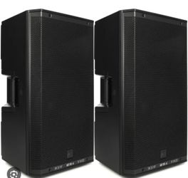 2 Rcf 15 inch speakers