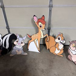 Bambi Cut Outs & Centerpiece 