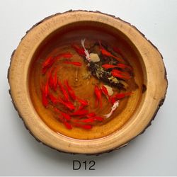 3d Goldfish Acrylic Artwork Hand Painted 