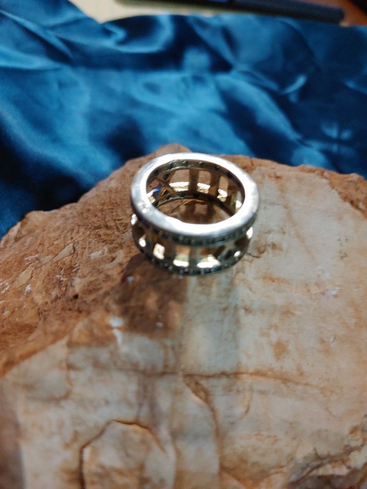 Sterling silver roman Numeral Band