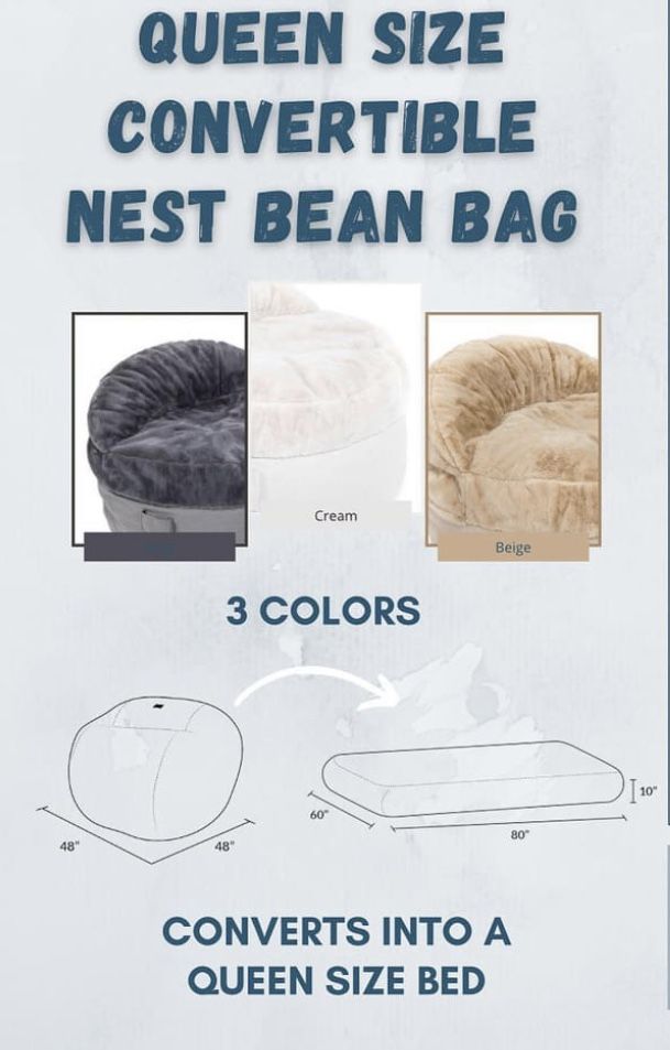 Huge Sale!! ✨ Big Discounts!!! 🔥 Brand New Queen Chair NEST Bunny Fur Charcoal In Stock Ready For Delivery TODAY!! 🚚