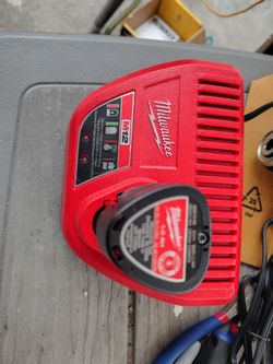 Milwaukee battery and charger