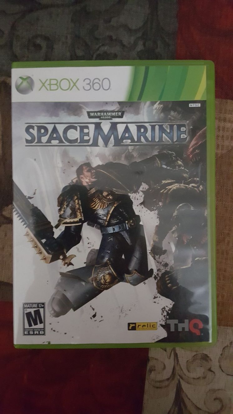 Warhammer 40k Space Marine Xbox 360 game