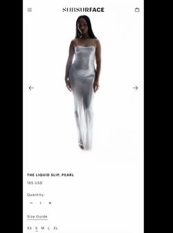 Subsurface Liquid Pearl Designer Dress