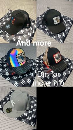 Selling new/ used once hats different styles