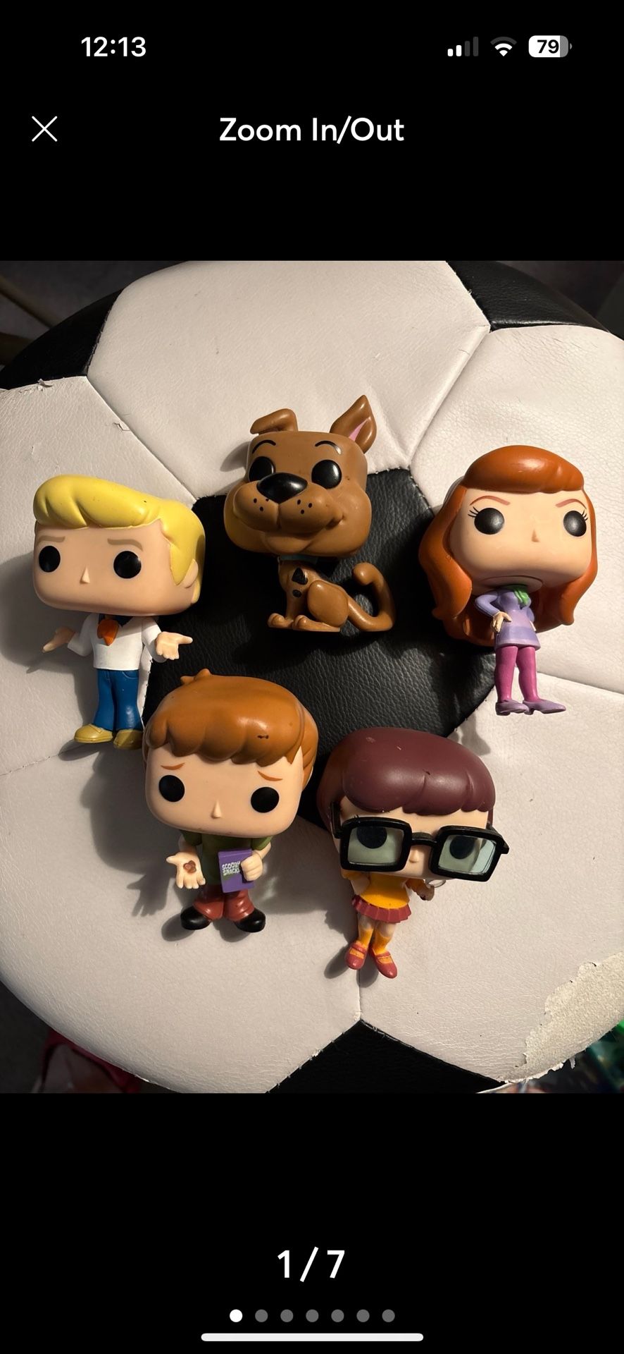 Funko Pop Scooby Doo Collection Vaulted. Loose, 5 figure lot.