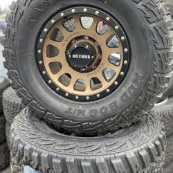 Method Nv 305 Bronze 17x8.5 8x170 +0 Offset With Kanati Mud Hog  35x12.50R17 Tires 🔥🔥🔥🔥🔥