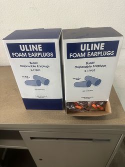 ULine Foam Earplugs ( lot of 2)