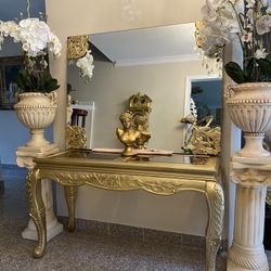 Very  Beautiful Console with Mirror only