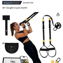 GO Suspension Trainer System, Full-Body Workout for All Levels & Goals, Lightweight & Portable, Fast, Fun & Effective Workouts, Home Gym Equipment or 