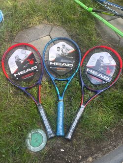 HEAD Tennis Racquets in original packaging