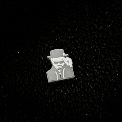Breaking Bad Heisenberg Crock Charm (Black And White)
