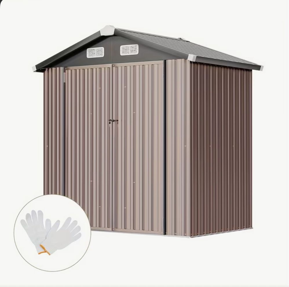 Metal Storage Shed 6’ x 4’