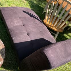 Black Chaise Lounge