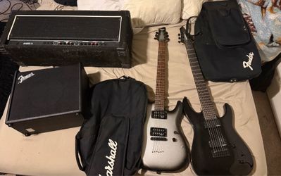 Amps and guitars package
