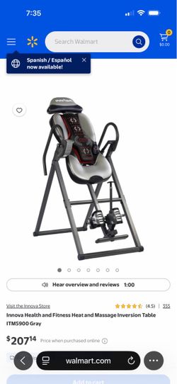 Innova ITM5900 Heat and Massage Inversion Table