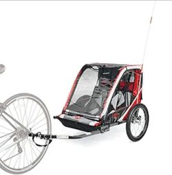 Allen Sports Child Bike Trailer Red Gray
