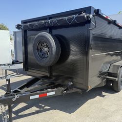 New 8x4x12 Hydraulic Utility Dump Trailer with Accessories 💎