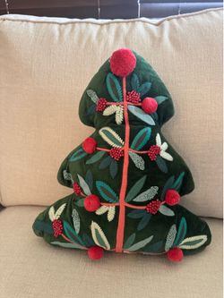 Christmas Tree Shaped Decorative Pillow