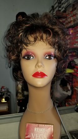 Synthetic Full Cap Wig.