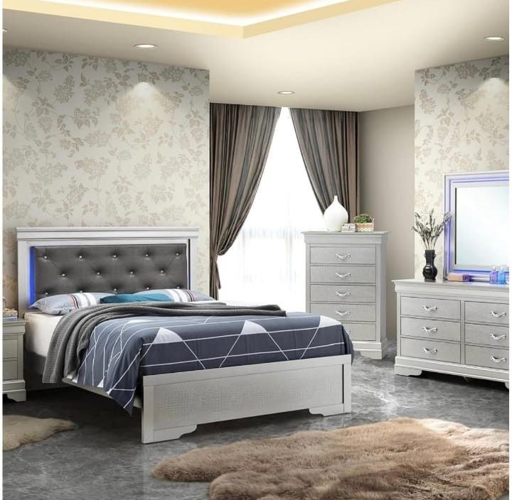 Queen Size Bed With Mattress With Free Delivery