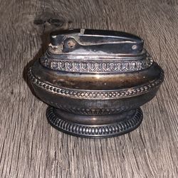 Antique Ronson "Queen Anne" with Crown  Silver Plated Heavy Ornate