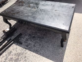 Black Painted Coffee Table