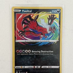 Pokemon Cards Yveltal Amazing Very Rare