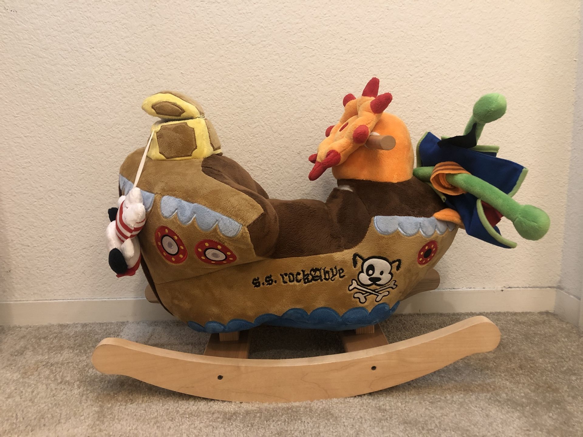 Pirate Ship Toddler Rocker