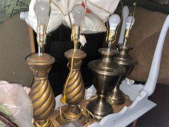 Hammered Brass Lamps (Gold/Brass/Bronze)