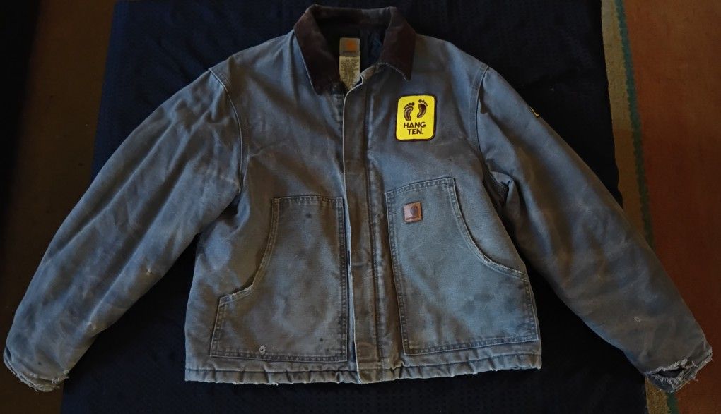 MEN'S CARHARTT HEAVY DUTY JACKET RN#14806 SIZE LARGE