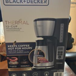 Black & Decker Thermal 12 Cup Programmable Coffee Maker