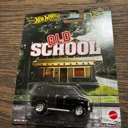 Hot Wheels Premium Pop Culture Old School 1979 Dodge Ram Van