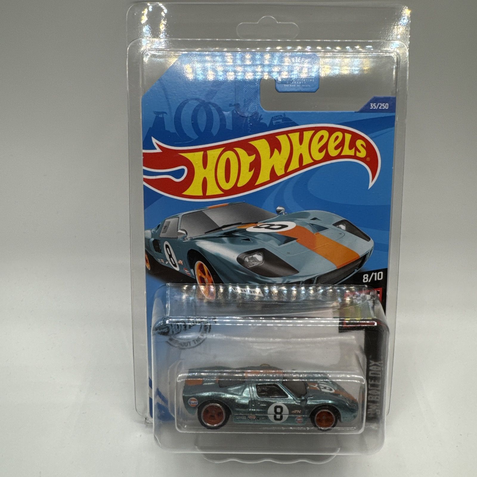 2020 Hot Wheels Super Treasure Hunt FORD GT-40 Factory Sealed + Protector Case