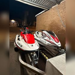 Sea-Doo Wake Pro 155 and 2006 Yamaha VX Cruiser, with Trailer - Good - 2010 - Monroe, NC