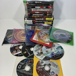 Bundle Lot of Video Games For Different Systems & PC