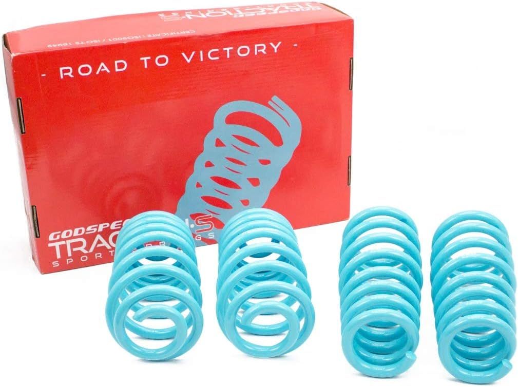 Godspeed LS-TS-BW-0015 Traction-S Performance Lowering Coil Springs Kit For BMW X5 (E70) 2007-13