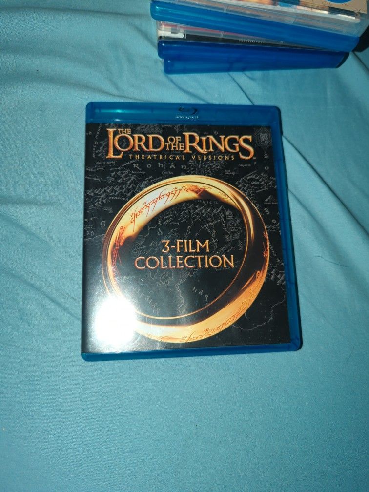 Lord Of The Rings 3 Film Collection Blu Ray