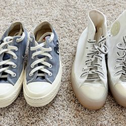 2 x Converse Men’s 4 / Women’s 6 Size 