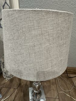 One Pair Of Standard Size Lamps With Shades