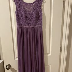 Wisteria Purple Bridesmaid Dress Size 6
