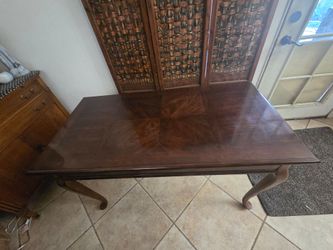 Wood dresser desk
