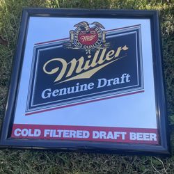 Miller Genuine Draft Mirror