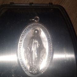 Blessed Mother Silver Charm Etc.