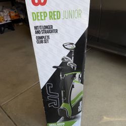Wilson Deep Red JR Complete Club Set of 6 Age 5-8 