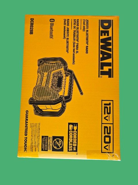 Dewalt 20v Jobsite Bluetooth Radio (Tool-Only)