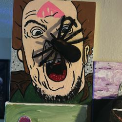 Marv From Home Alone  Painting 8 X 10 3D 