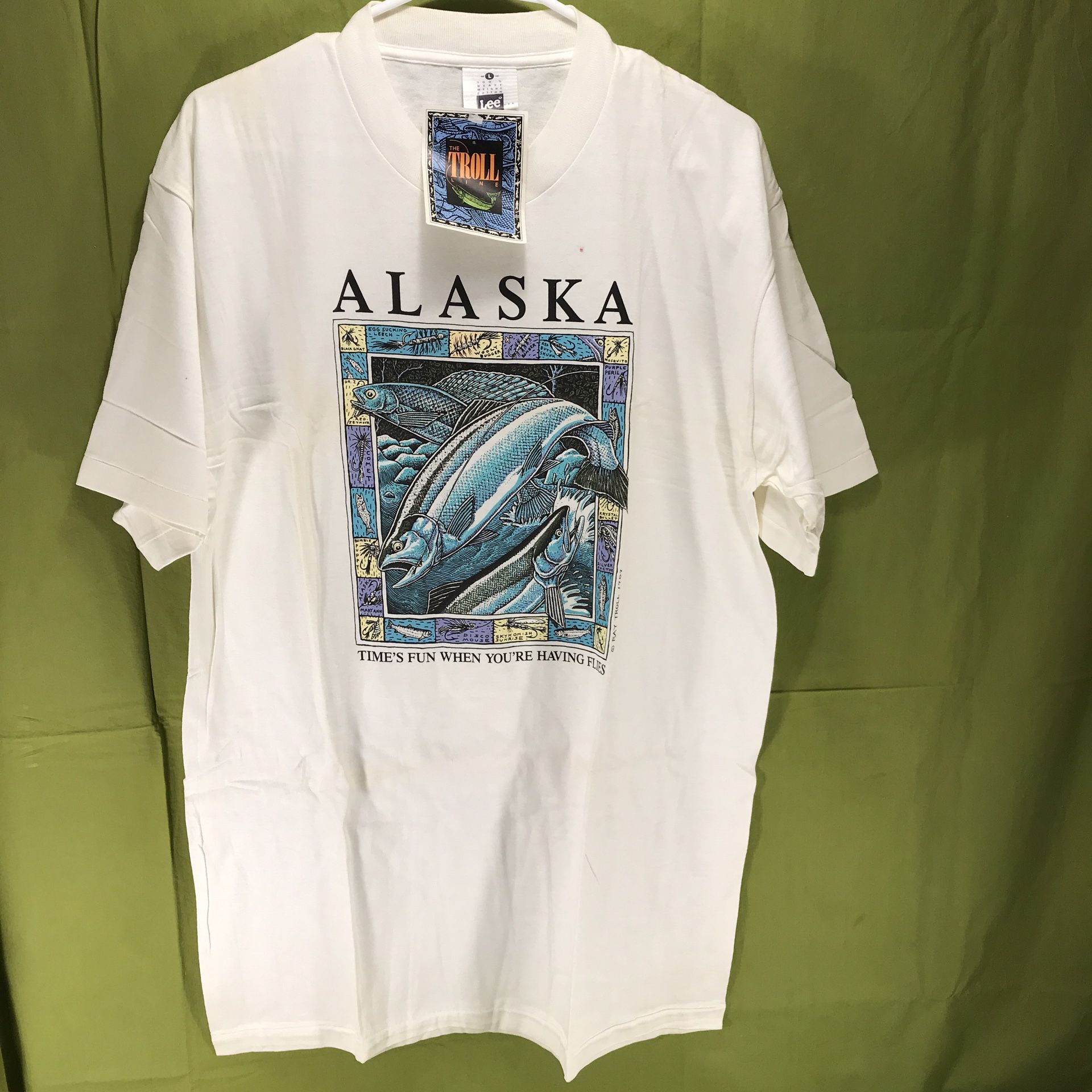 Vintage 1989 Ray Troll Alaska T-Shirt Men’s Size Large